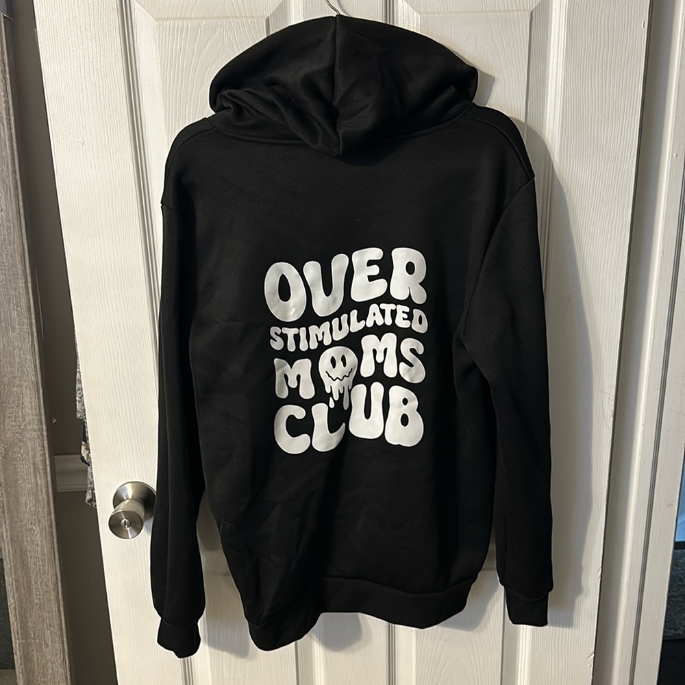 Overstimulated Mom Graphic hoodie